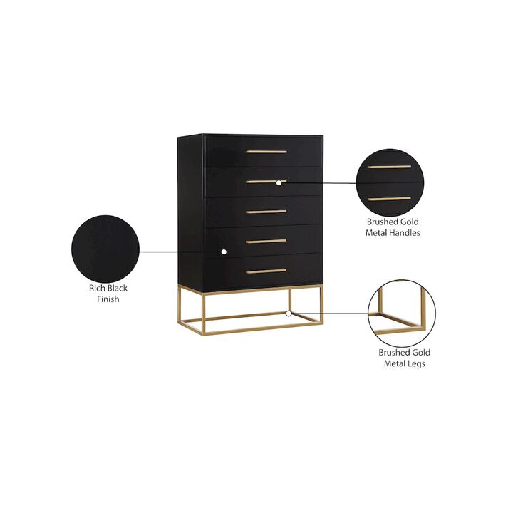 Meridian Furniture Maxine Black Chest