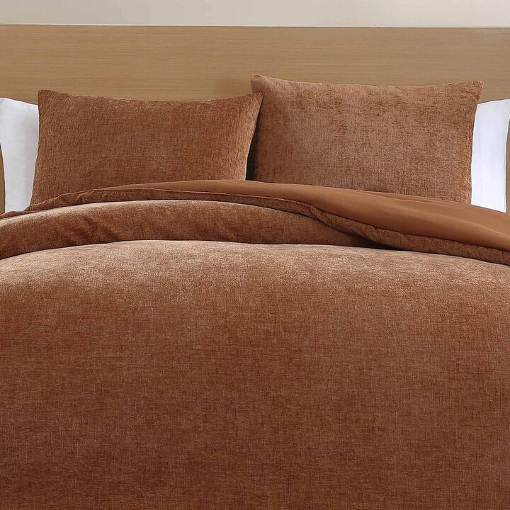 Paprika Vintage Chenille 3 pc Queen