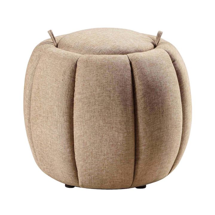 Convenience Concepts Designs4Comfort Daisy Storage Ottoman with Reversible Tray Lid