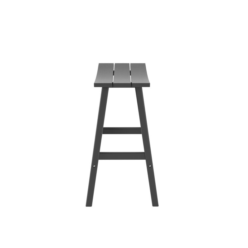 WestinTrends Outdoor Patio Bar Height Table and Bar Stool 3-Piece Dining Set