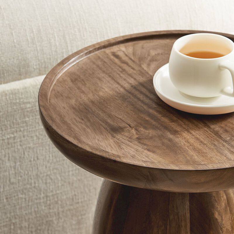 Holloway Round Wood Side Table image number 6
