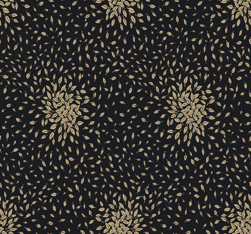 Petite Leaves Antonina Vella Modern Metals Second Edition Wallpaper image number 1