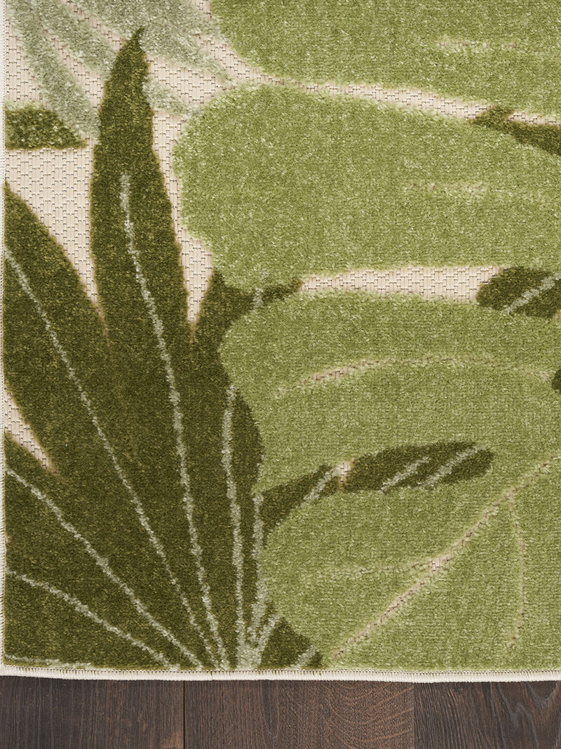 Aloha ALH40 Ivory/Green 2'3" x 8' Rug