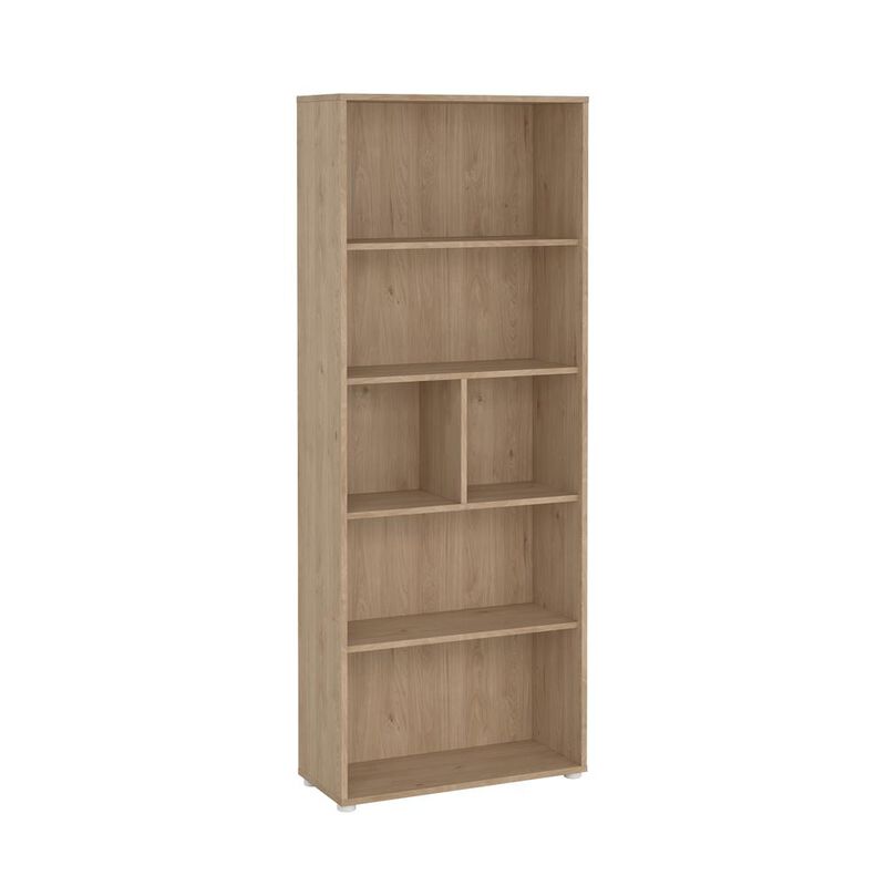 Tvilum Sign 6 Shelf Boockase, Home Office Storage, Jackson Hickory