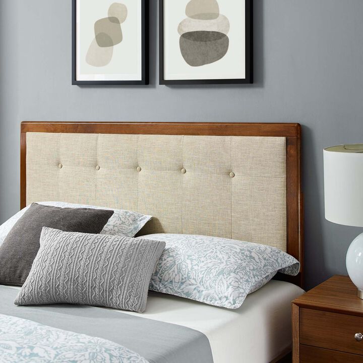 Modway - Willow Full Wood Platform Bed with Splayed Legs