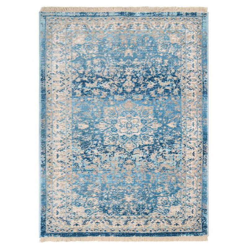 RUGSOTIC CARPETS MACHINE MADE POLYESTER AREA RUGS - Rectangle Shape, Classic Oriental Traditional  Design,Low Pile Machine Made Area Rugs for Living Room, Bed Room (M00082) image number 0