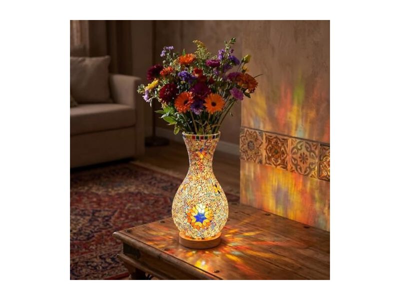 Turkish Mosaic Moroccan Table Lamp For Living Room Bedside image number 3