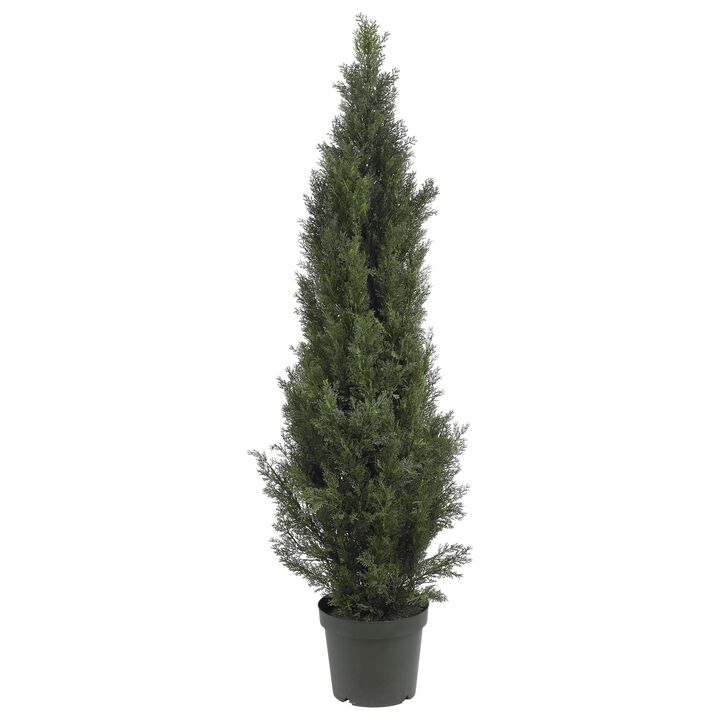 Hivvago 5 Feet Mini Cedar Pine Tree (Indoor/Outdoor)