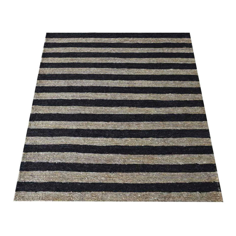 HAND KNOTTED SUMAK JUTE ECO-FRIENDLY Contemporary AREA RUGS  - Rectangle Shape, Contemporary, High Pile, Natural Fiber, Outdoor Indoor Handmade Area Rugs (J00083) image number 2
