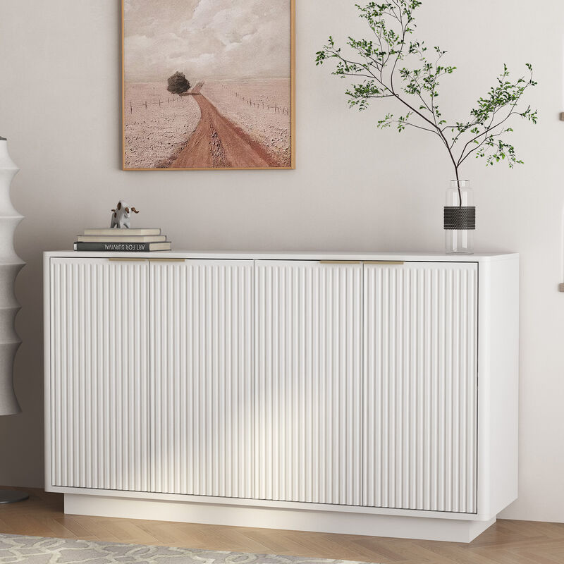 Kikcom Modern Sideboard Buffet Cabinet image number 6