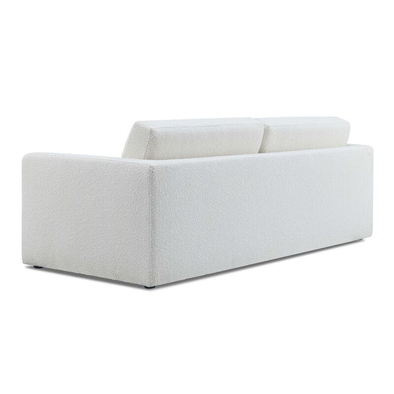 Ryan Cream Upcycled Linen Sofa Bed image number 3