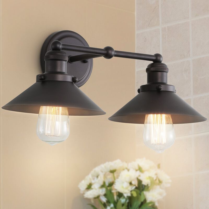 July Industrial Farmhouse Metal Vanity Light