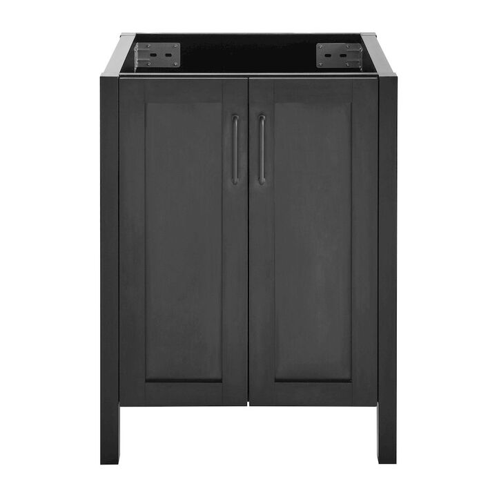 Avallon 24 Bathroom Vanity in Matte Black Cabinet Only