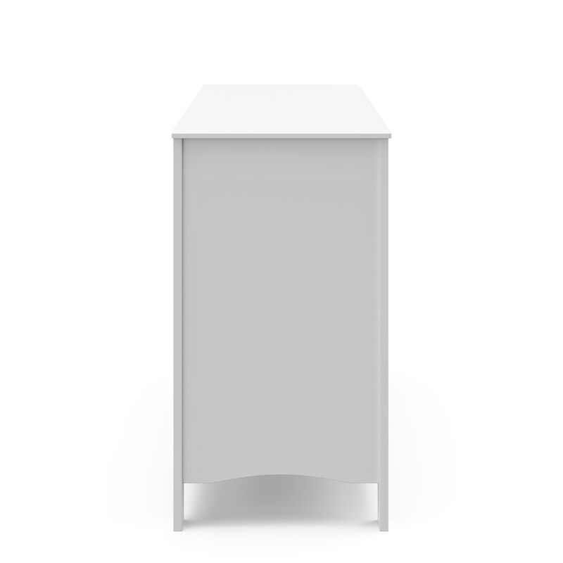 Graco Noah 6 Drawer Double Dresser (White) - 6 Drawer Double Dresser for Kids