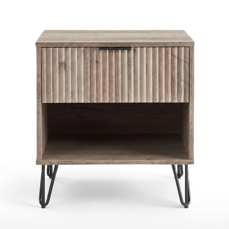 Dumbo 1-Drawer Nightstands in Gray (Set of 2) image number 0