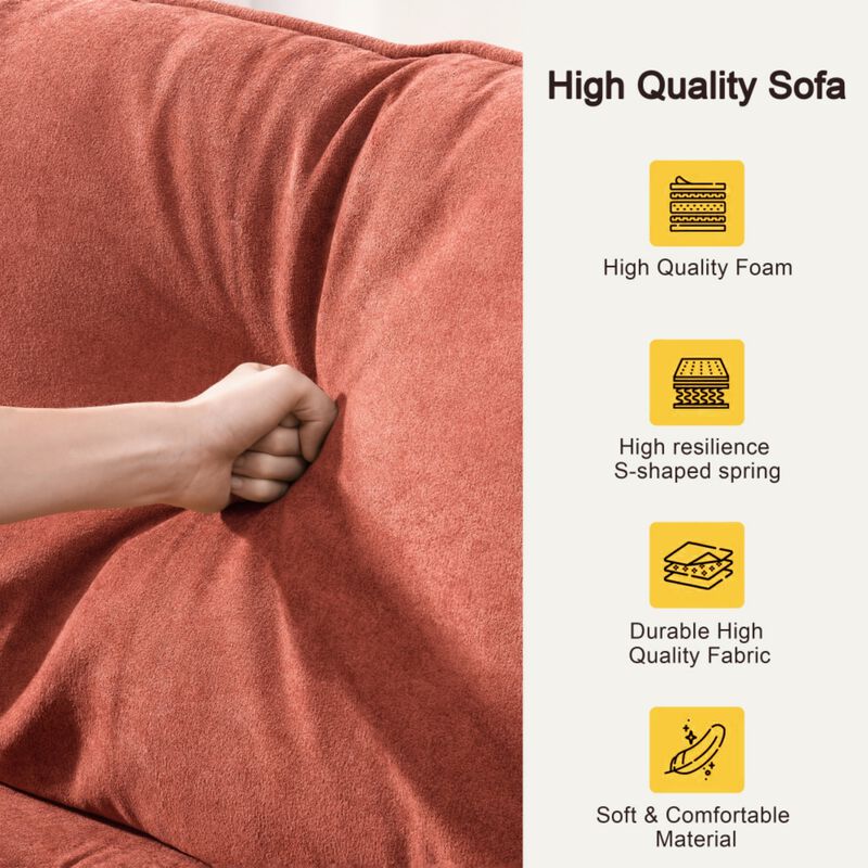 Wipelt Comfortable Deep-Seated Sectional Sofa image number 6