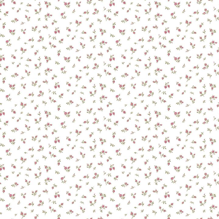 Blooming Garden Floral Pink Wallpaper 8371