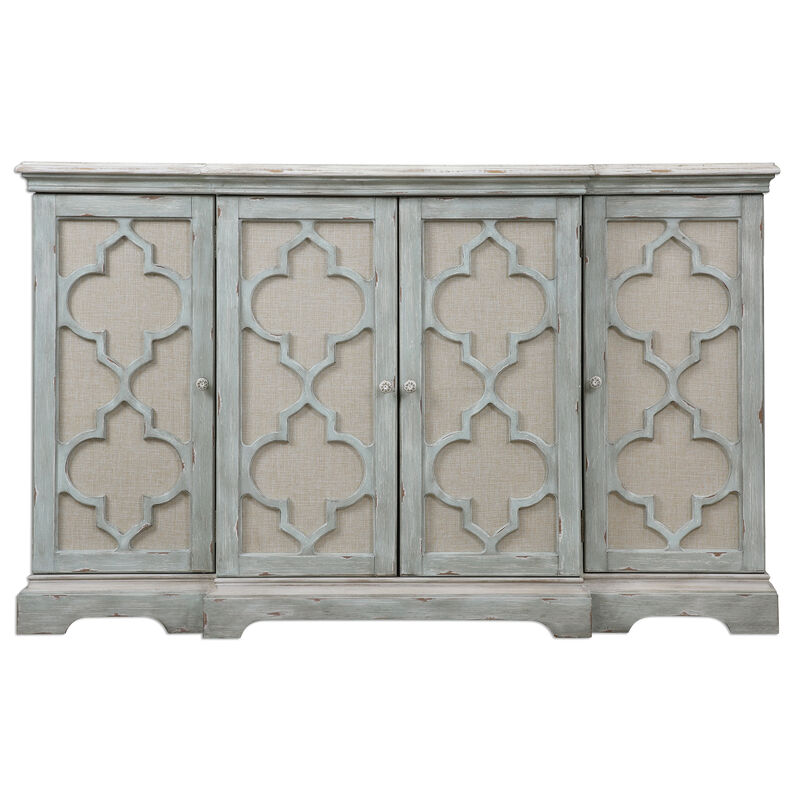 Sophie 4 Door Grey Cabinet