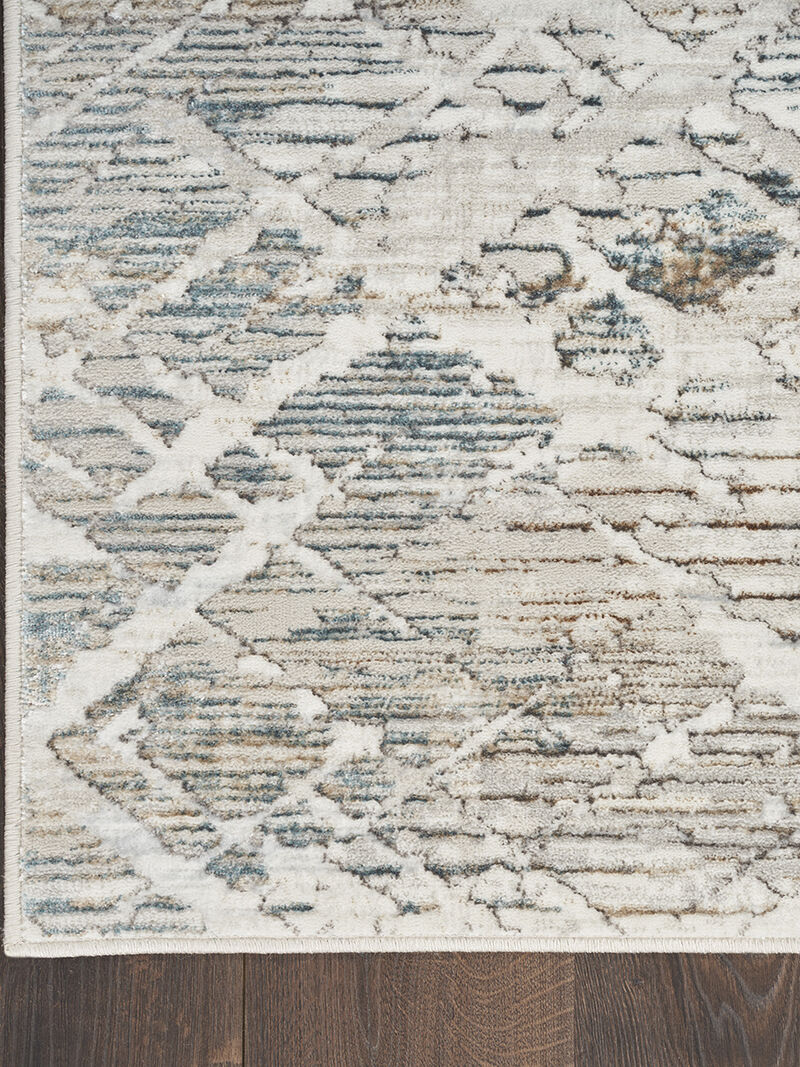 Glitz GLZ11 Gray/Multicolor 2'3" x 7'6" Rug