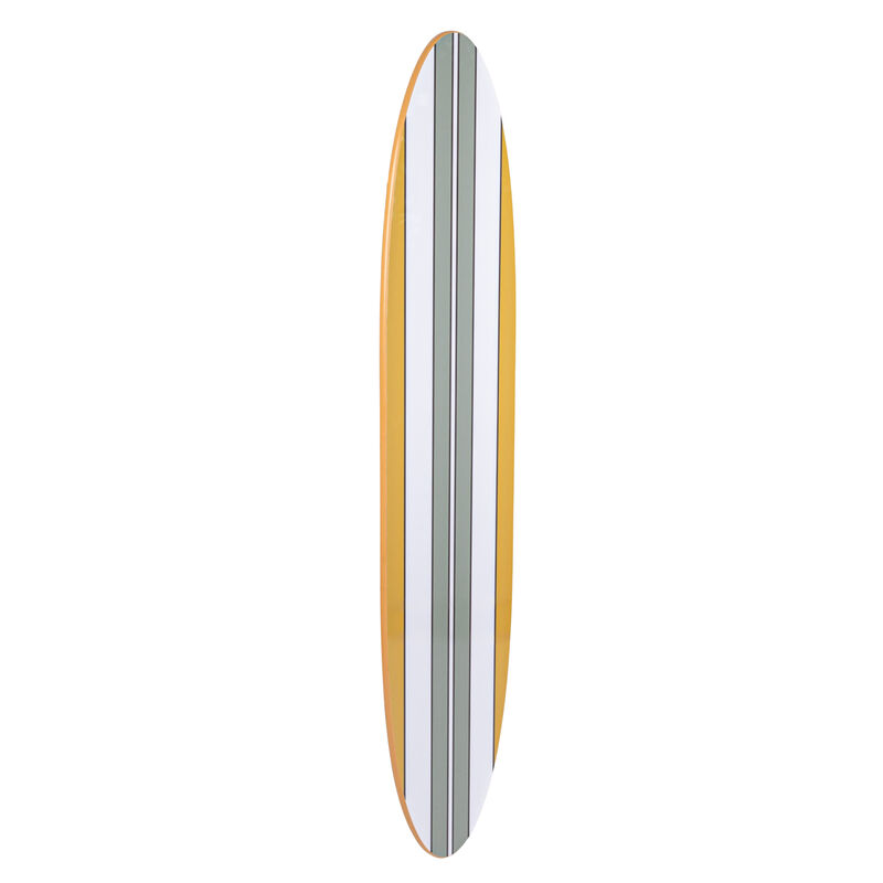 Layered Surfboard Wall Art in Engineered Wood and Paper image number 0