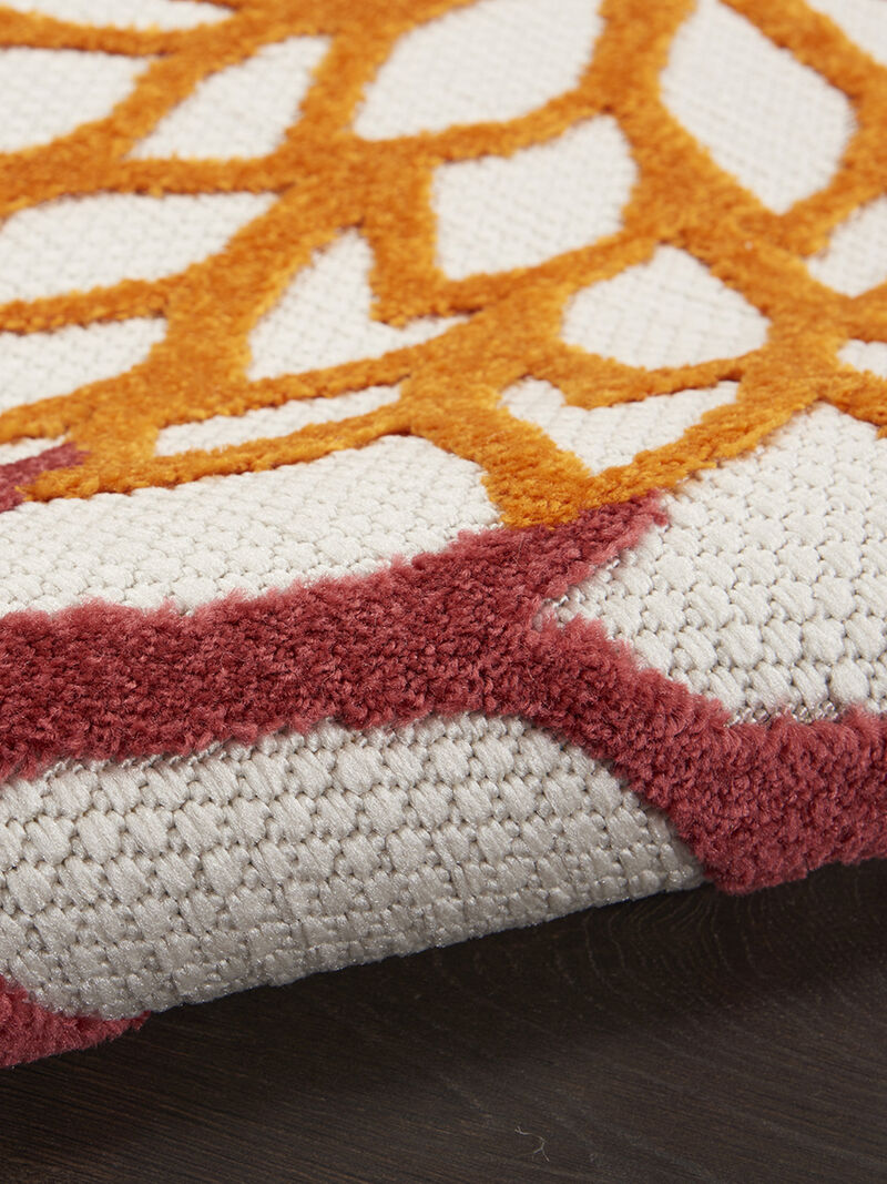 Aloha ALH05 Red/Multicolor 3' x 5' Rug