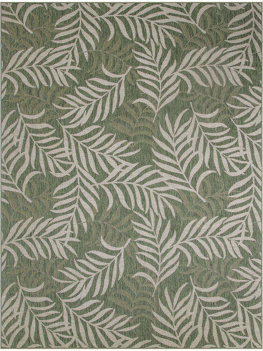 Garden Oasis GOA01 Green/Ivory 9' x 12' Rug