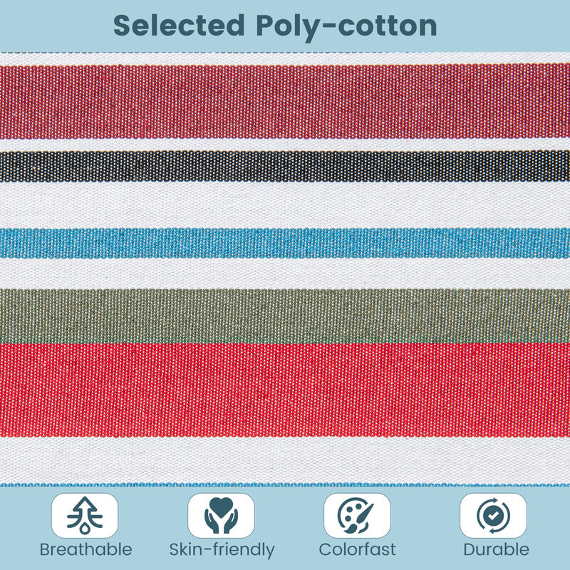 Hammock with Stand and Carrying Case-Multicolor