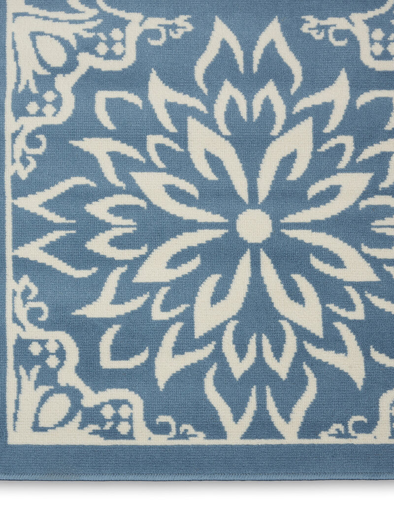 Jubilant JUB06 Ivory/Blue 7'10" x 9'10" Rug