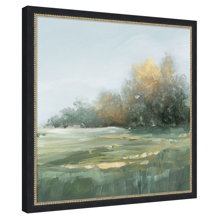 Misty Morning in the Meadow I by PI Studio Framed Canvas Wall Art