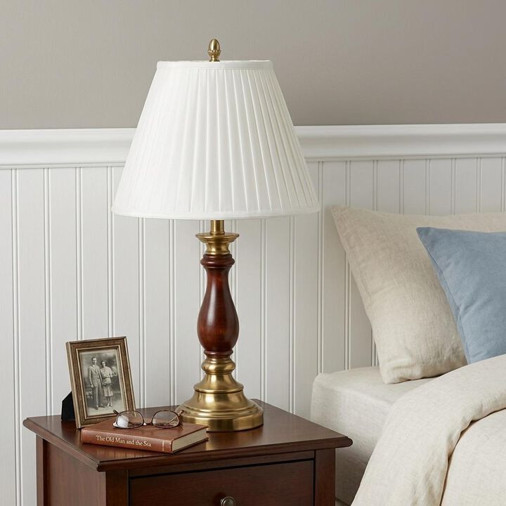 HomeRoots White Silk Empire Lamp Shade