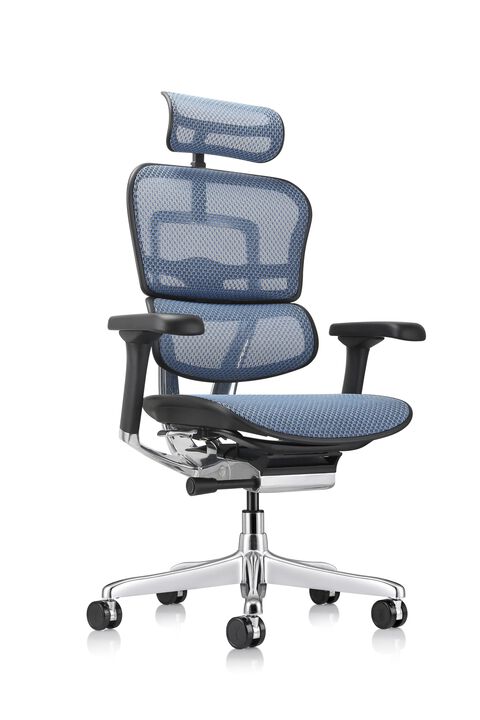 Ergohuman Eurotech GEN2 High Back, Mesh Executive Office Chair with Adjustable Lumbar Support - Ergonomic Tilt Control, Seat Sli