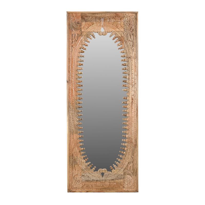 Alex Hamilton Kiara Mirror in Distressed Finished Handcarved Solid Wood