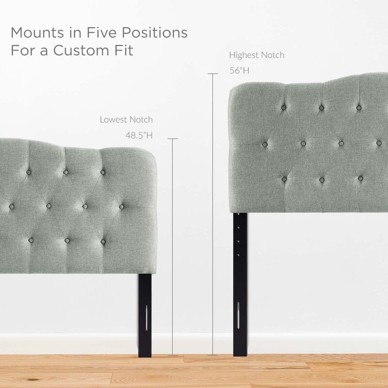 Modway - Annabel Queen Upholstered Fabric Headboard image number 4