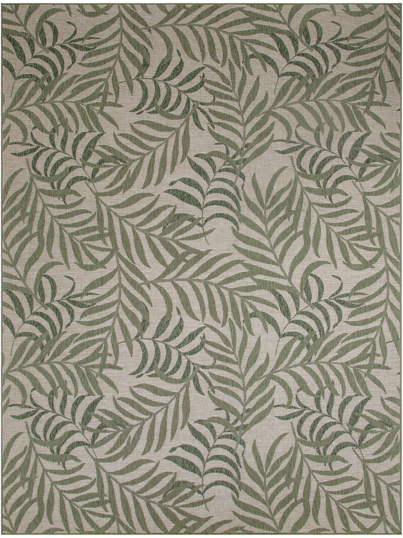 Garden Oasis GOA01 Ivory/Green 10' x 14' Rug