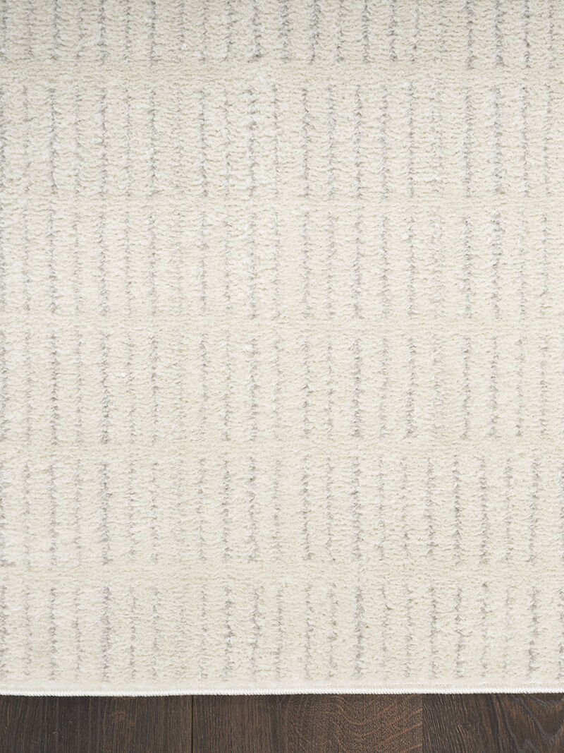 Modern Comfort MNC03 Ivory/Gray 5'3" x 7' Rug
