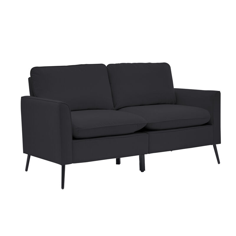 GOODSILO Comfortable Upholstered Single Sofa Armchair Leisure Accent Seating image number 8