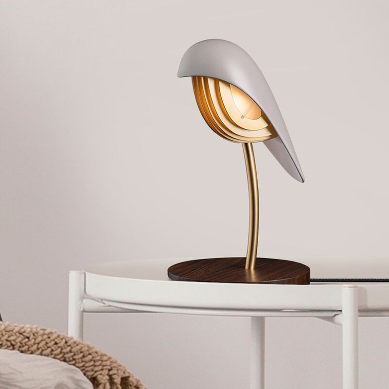 Desk Lamp BIRD Almond Beige image number 1
