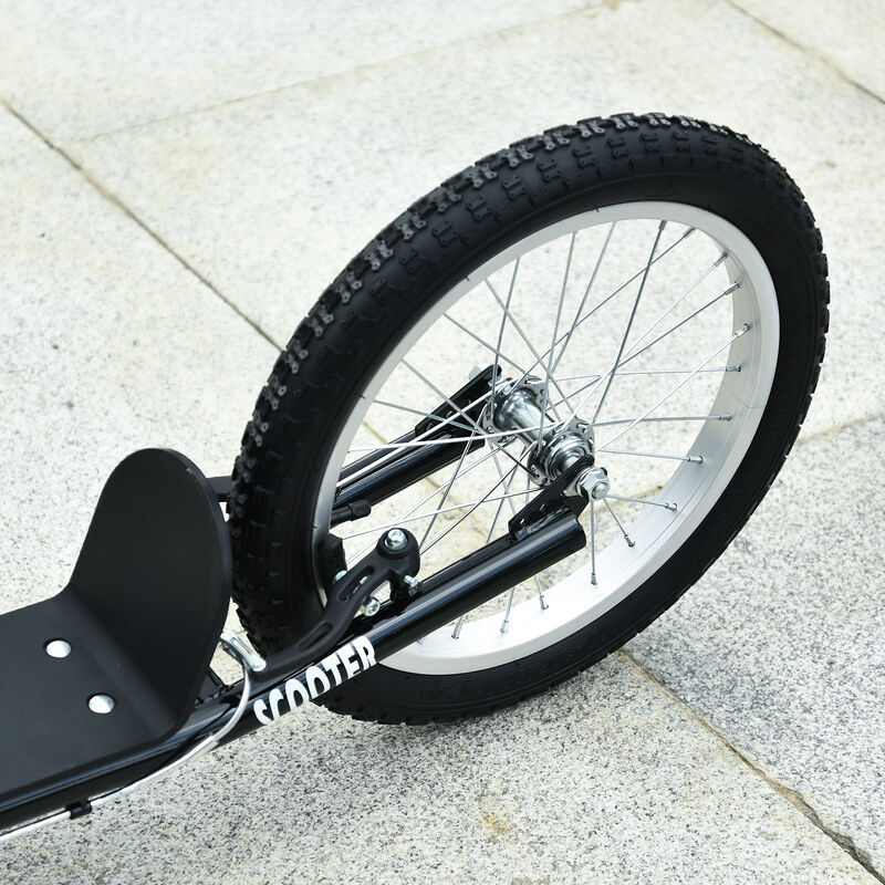 BreeBe Youth Scooter Kick Scooter, Max Load 220 LBS., with Adjustable Handlebar, 16" Inflatable Wheels, Dual Brakes image number 7
