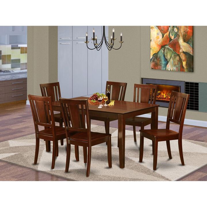 7 Pc formal Dining room set- Dining roomTable and 6 Dining Chairs