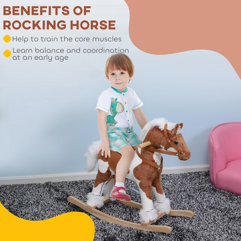 BreeBe Musical Rocking Horse for Toddlers image number 5