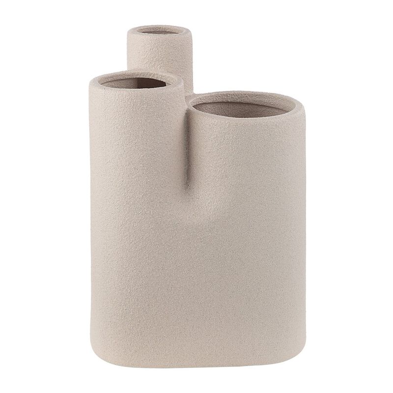 Renwil Fontaine Vase In Cream Color