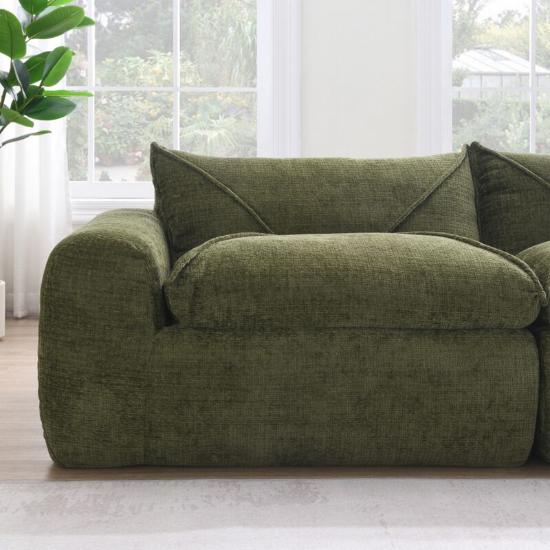 Neltaf Compressed Sectional Sofa image number 8