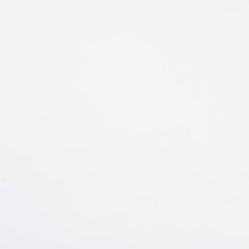 bali & pari Parvana Round Coffee Table with Fluted Pedestal Base - Contemporary White Resin Accent Table for Living Room