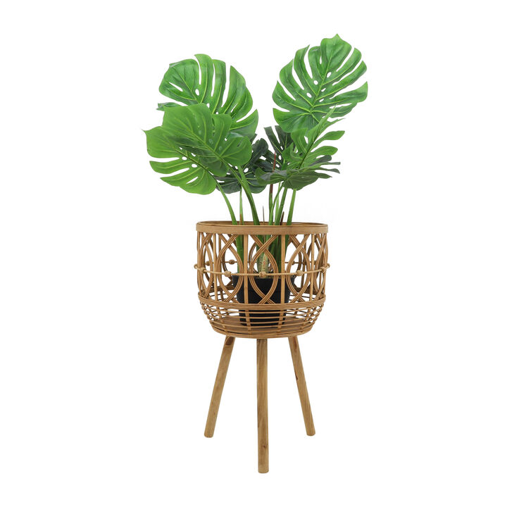 S/3 Bamboo Planters Natural