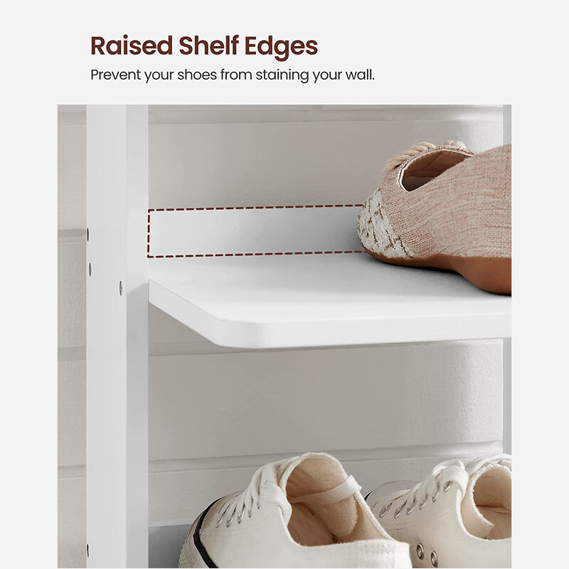 Wood Shoe Rack - 6-Tier Slim Shoe Storage Rack for Stylish Organization