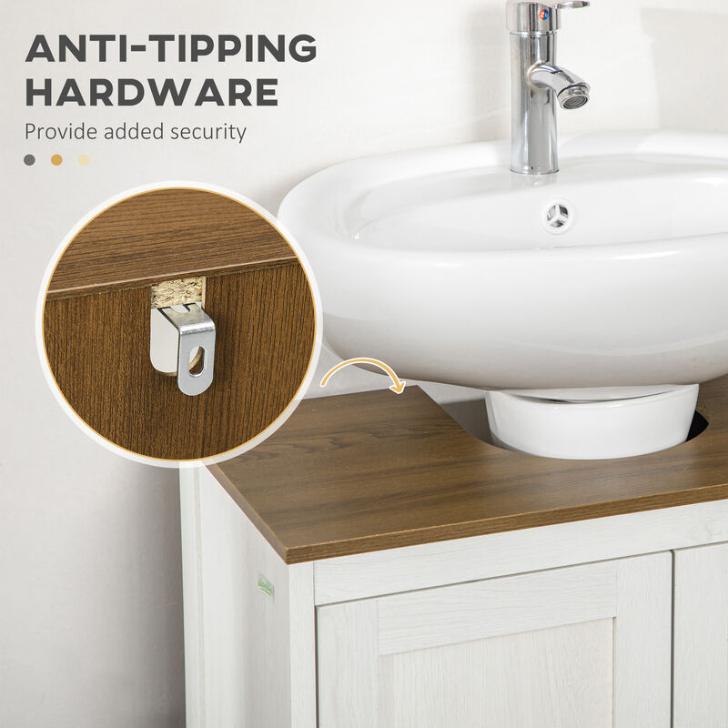 Hivvago Compact Bathroom Sink Storage Cabinet image number 6