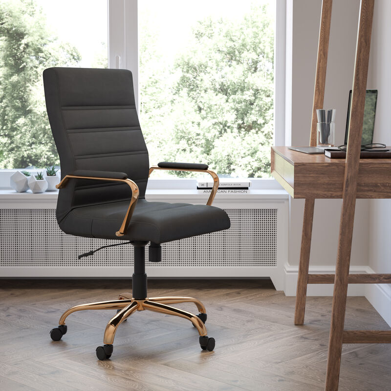 Flash Furniture  High Back  Leather Executive Swivel Chair image number 1