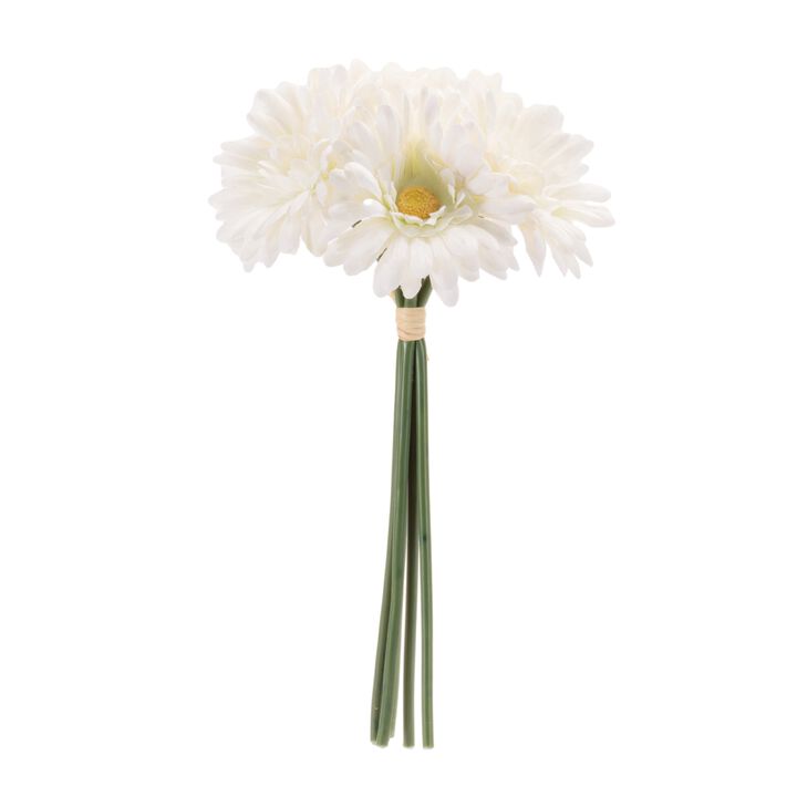 Set of 6 Gerbera Daisy Floral Bundles for Vases, Bouquets, or Spring Arrangements