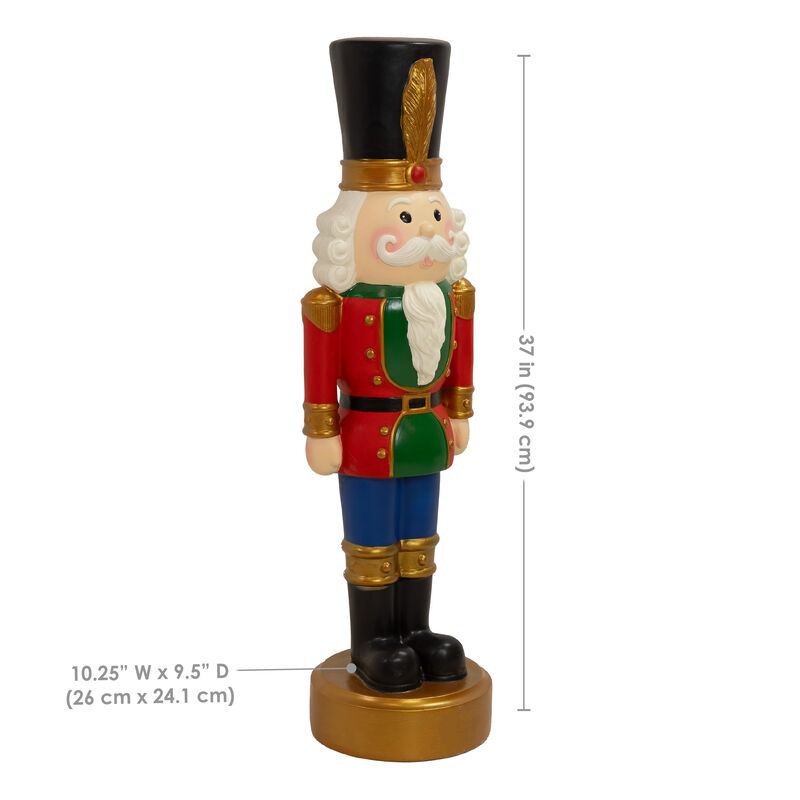 Sunnydaze Tommy the 3ft Toy Soldier Nutcracker Statue, Christmas Decoration image number 4
