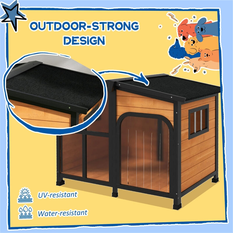Outdoor and Indoor Dog House for Small Medium and Large Breeds